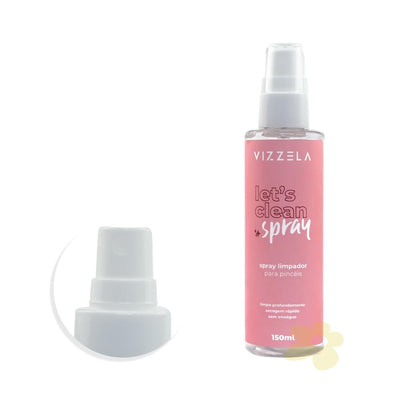 Let's Clean Spray - Limpador de Pincéis - Vizzela