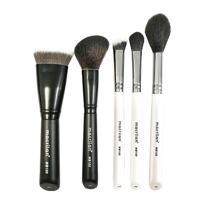 WB100 Kit de Pincéis para Contornar e Iluminar - Linha W - Macrilan
