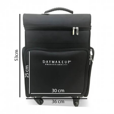 Maleta Makeup Nylon Case 4 Wells - Daymakeup