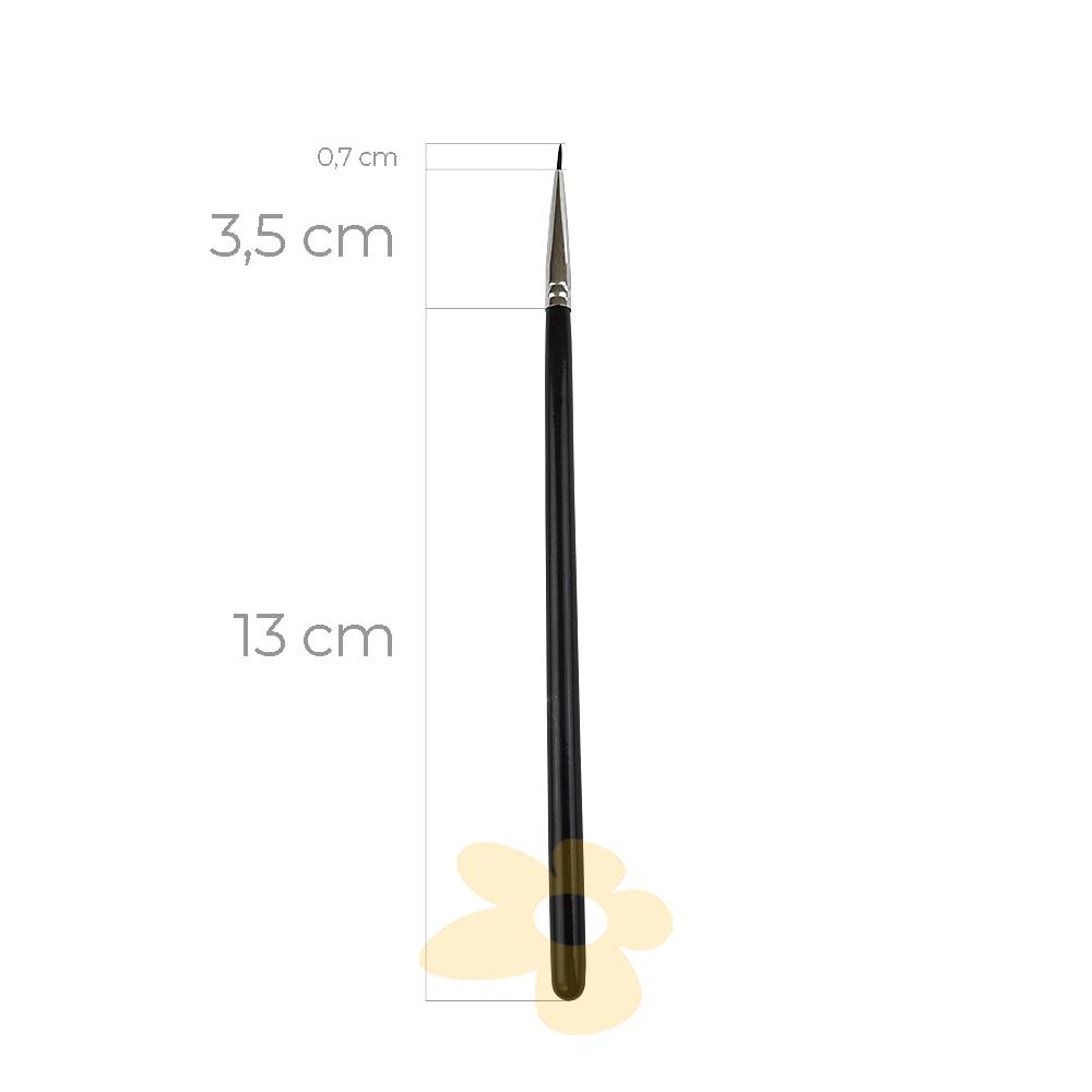 B145 - Pincel para Delinear Médio - Linha B - Macrilan