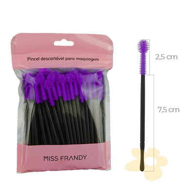 Aplicador de Máscara de Cílios Ouriço 50 un. - Miss Frandy