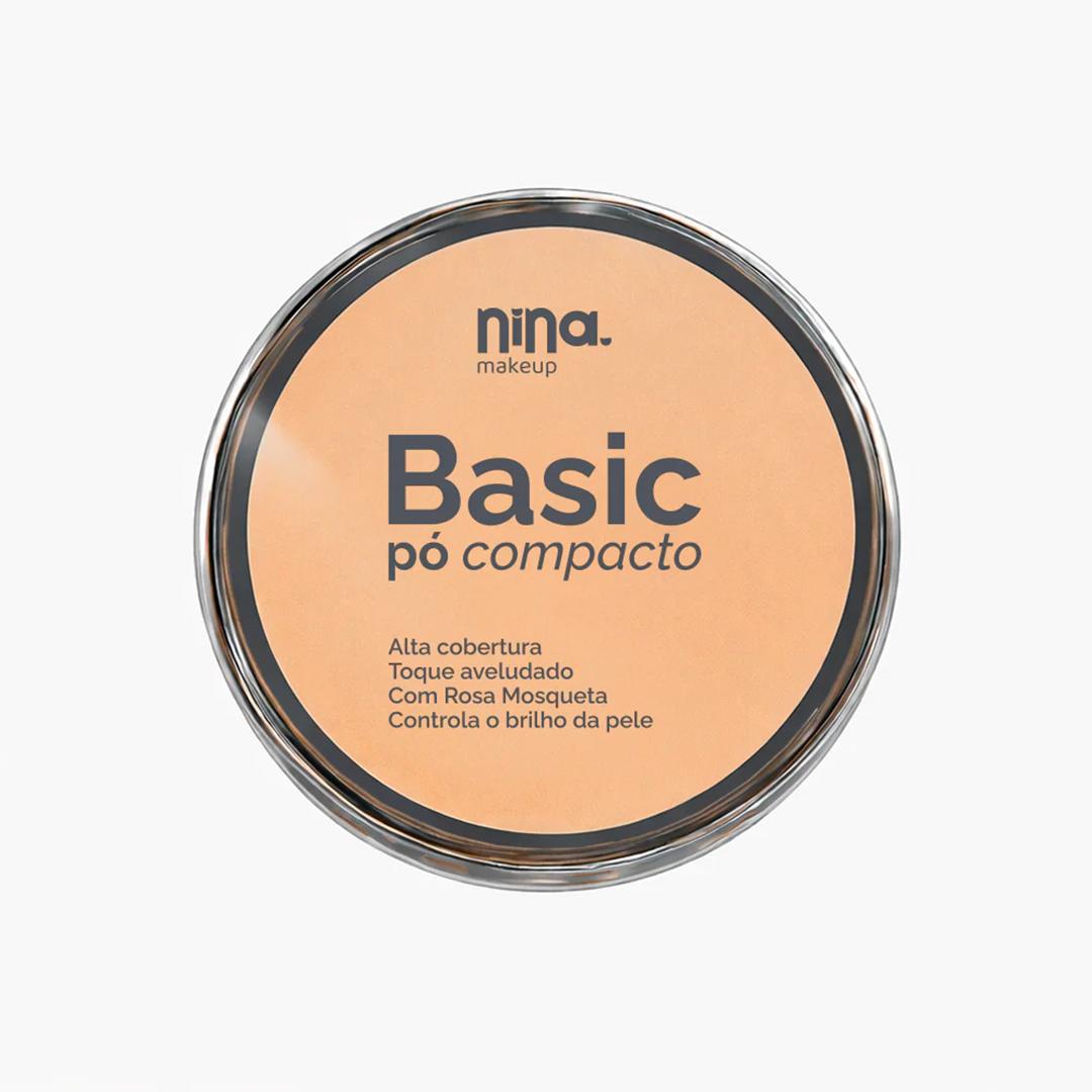 Pó Compacto Basic - Nina Makeup