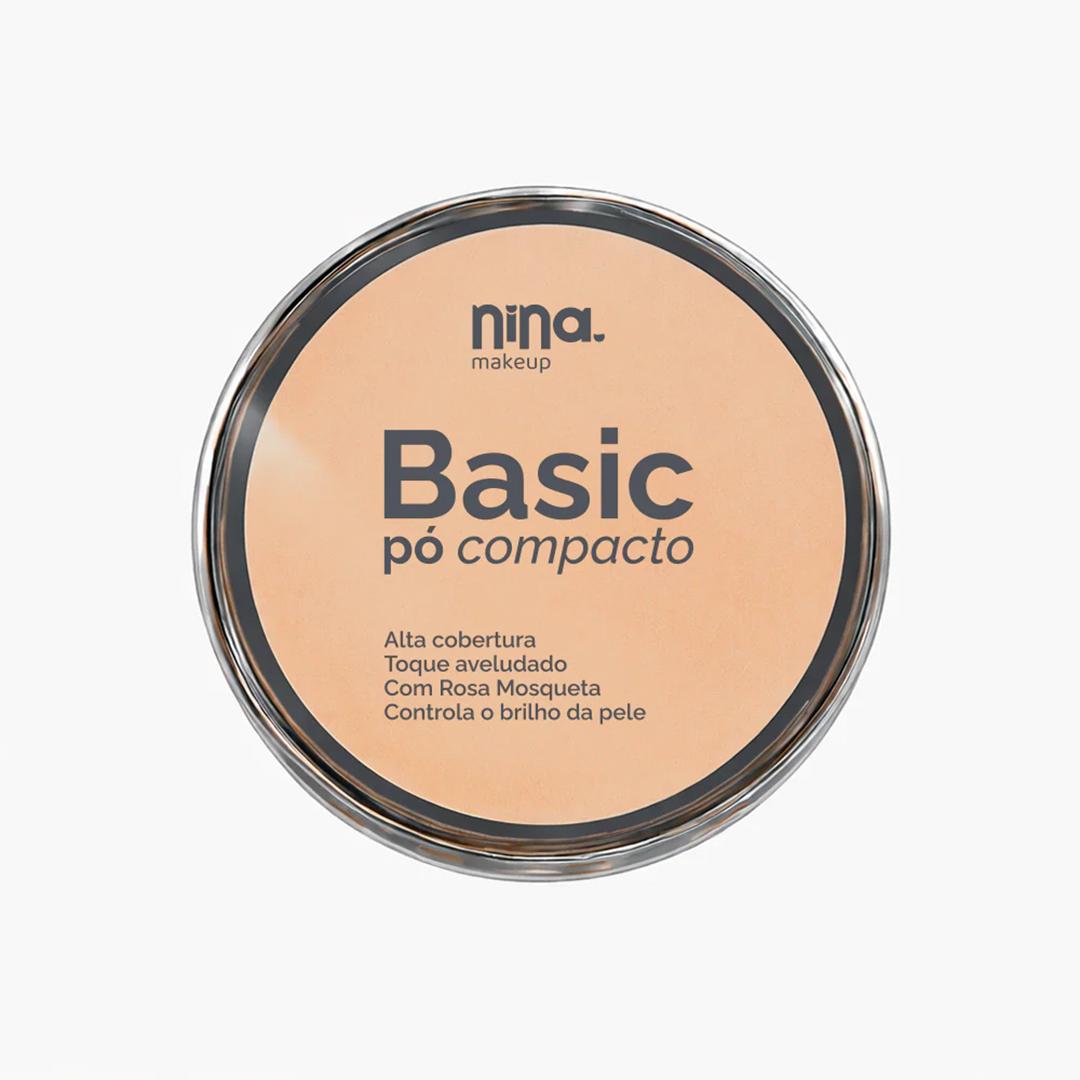 Pó Compacto Basic - Nina Makeup