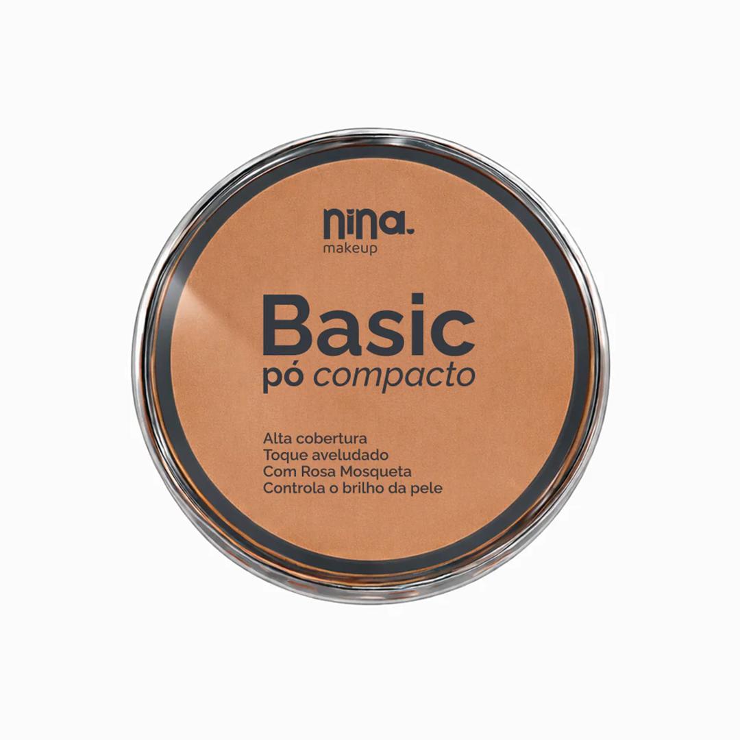 Pó Compacto Basic - Nina Makeup