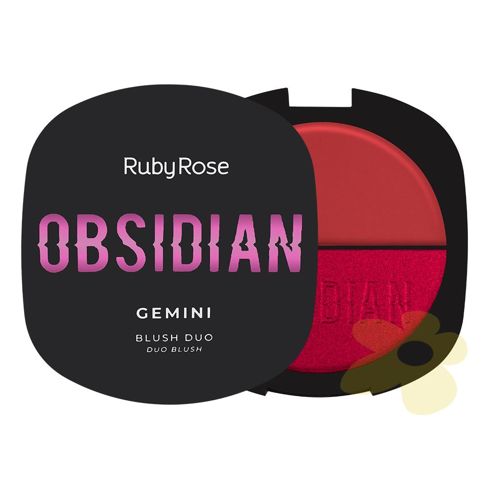 Blush Duo Gemini - Linha Obsidian - Ruby Rose