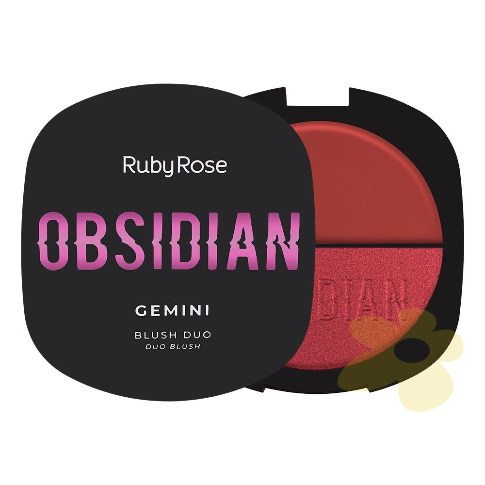 Blush Duo Gemini - Linha Obsidian - Ruby Rose