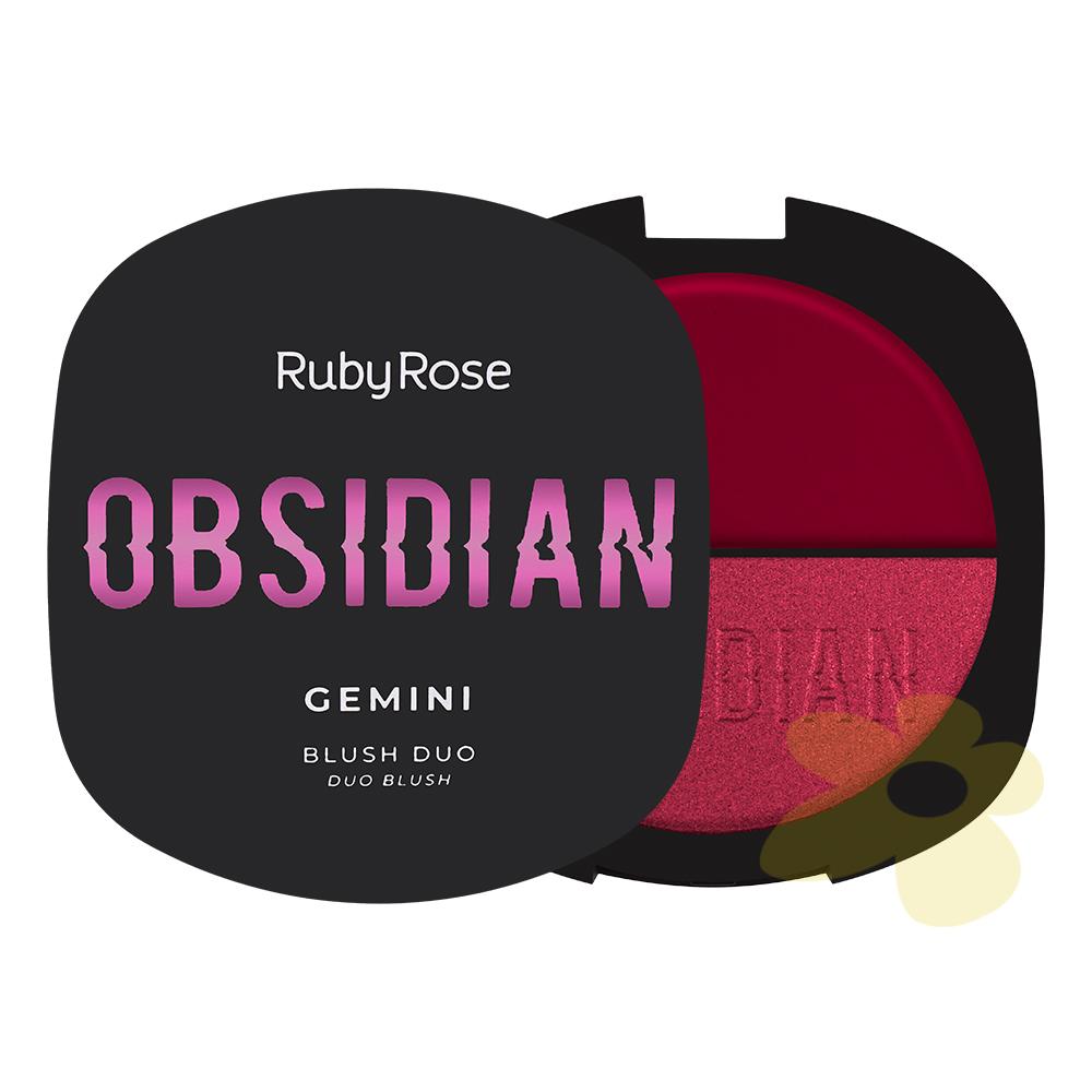 Blush Duo Gemini - Linha Obsidian - Ruby Rose