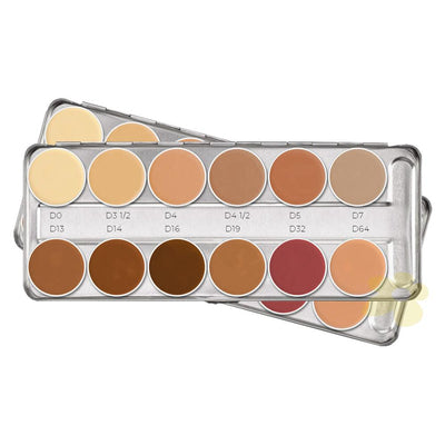 Dermacolor 12 Cores Brasil - Kryolan