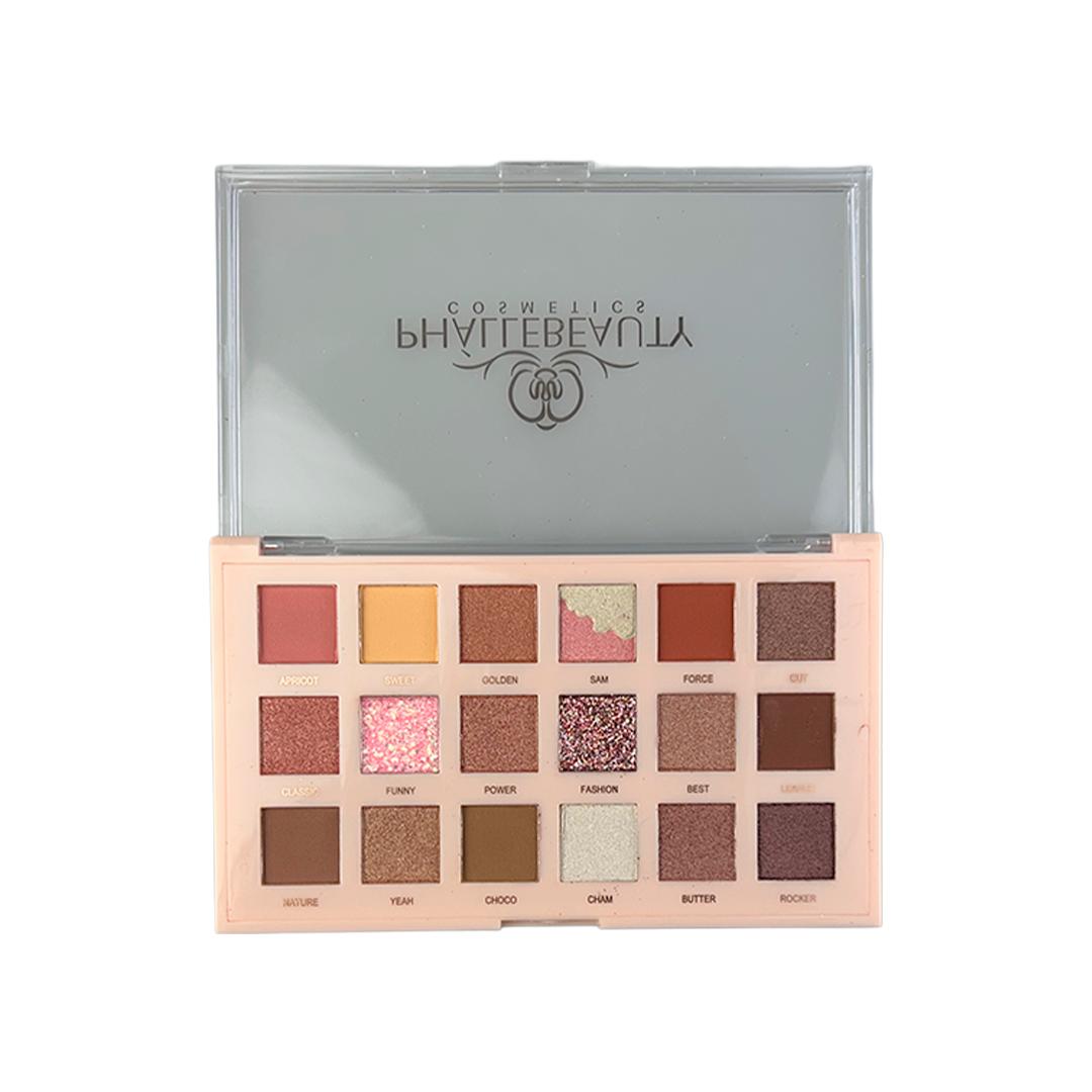Paleta de Sombras 18 Cores - Phallebeauty