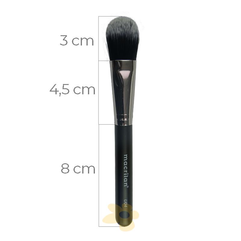 U04 Pincel para Base - Linha Ultra Essencial - Macrilan