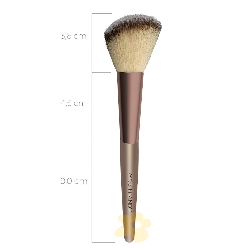 203 Pincel Chanfrado p/ Blush - Linha Champagne - Miss Frandy