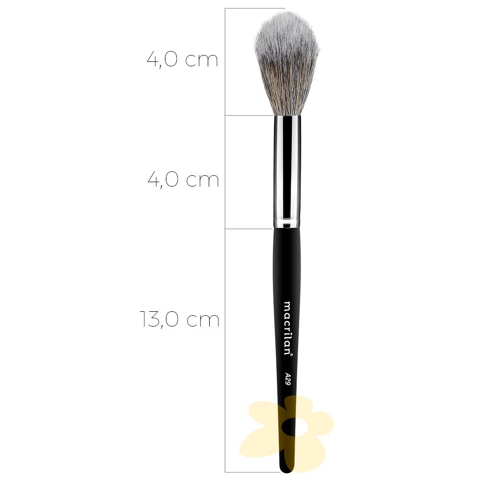 A29 Pincel Cônico p/ Contornar e Iluminar - Linha Max - Macrilan