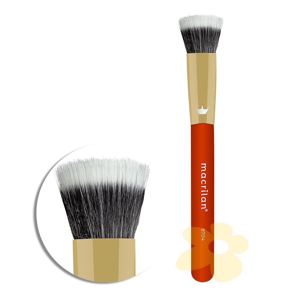 BT04 Pincel Duo Fiber Kabuki - Linha Pro - Macrilan