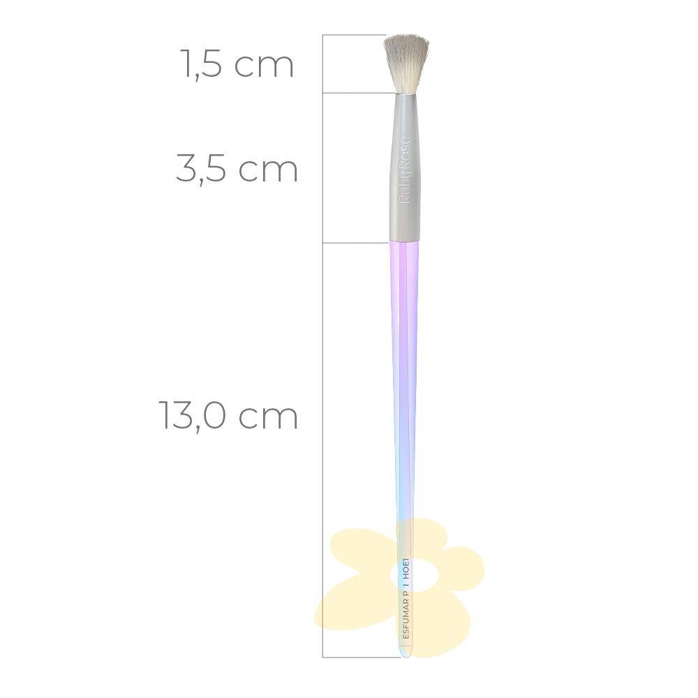 HOE1 - Pincel de Esfumar P - Linha Holographic - Ruby Rose