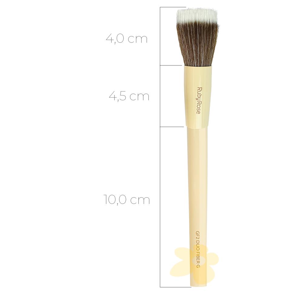 GF2 Pincel Duo Fiber G - Linha Glass - Ruby Rose