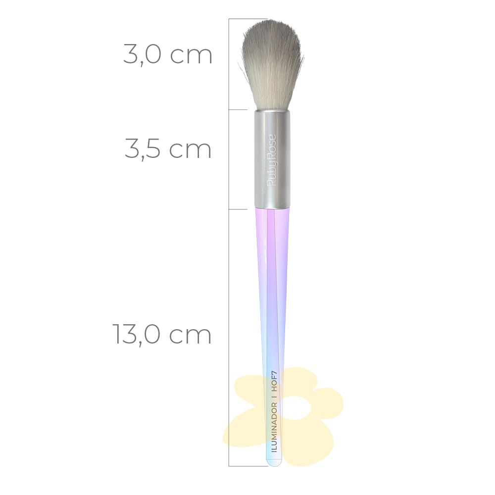 HOF7 - Pincel de Iluminador - Linha Holographic - Ruby Rose