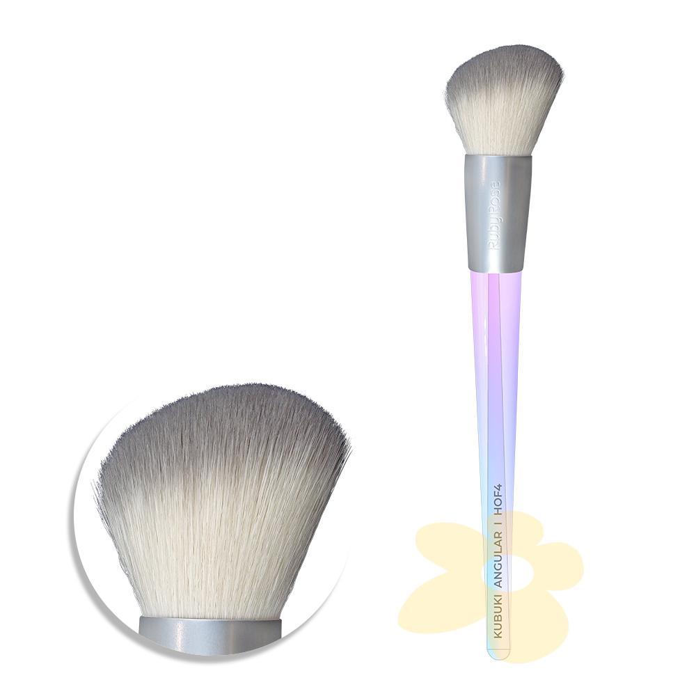 HOF4 - Pincel Kabuki Angular - Linha Holographic - Ruby Rose