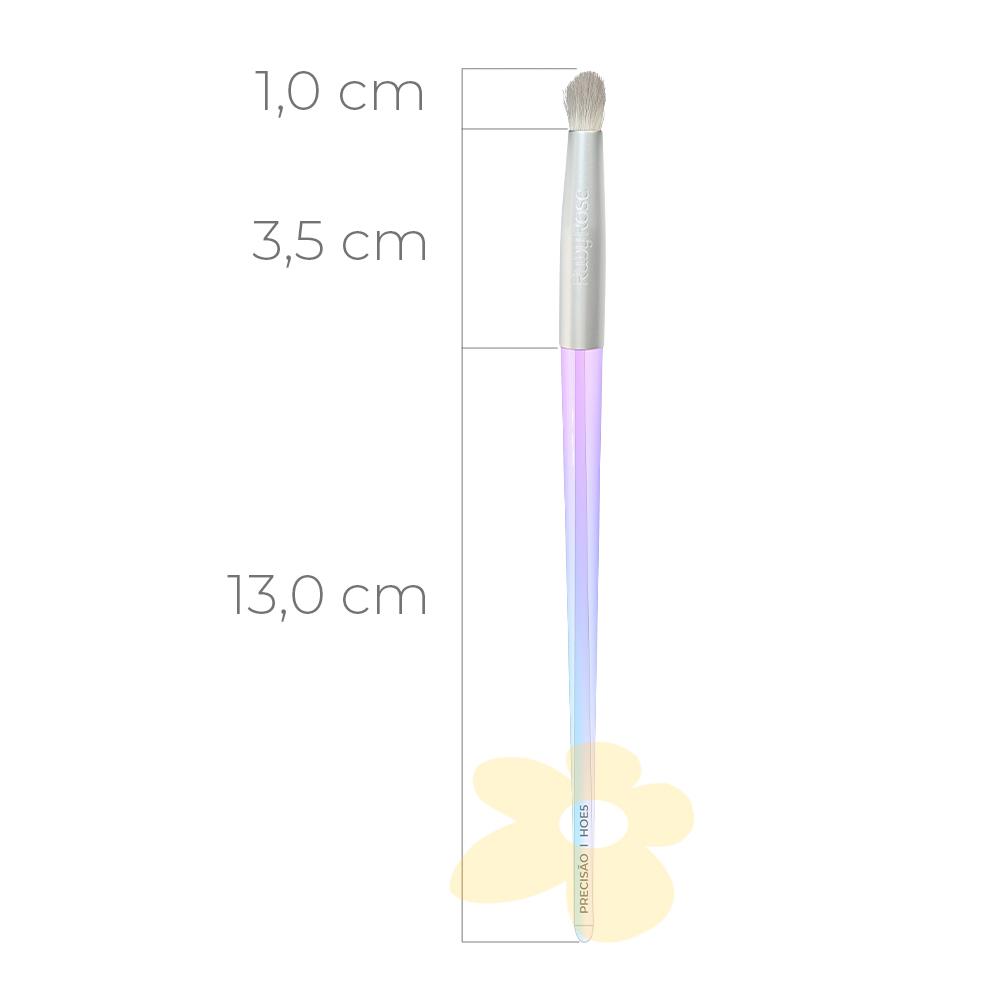 HOE5 - Pincel de Precisão - Linha Holographic - Ruby Rose