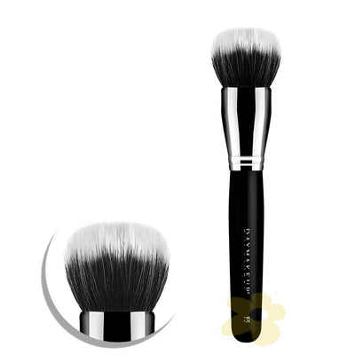 F05 - Pincel Duo Fiber Arredondado - Daymakeup