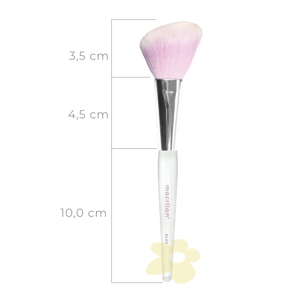 GL02 Pincel para Blush - Let's Glam - Macrilan