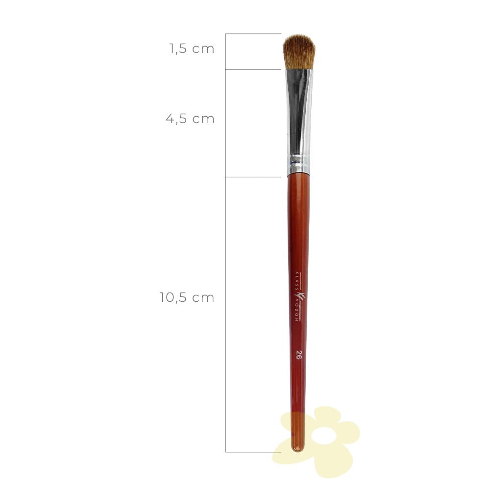Pincel Aplicação de Sombra e Corretivo - Brown Line 26 - Klass Vough
