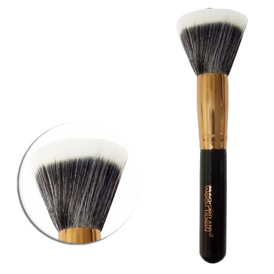 R05 Pincel Profissional Duo Fiber - Linha Rosê - Macrilan