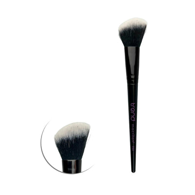 T02 Pincel Chanfrado para Blush - Coleção Trend - Macrilan