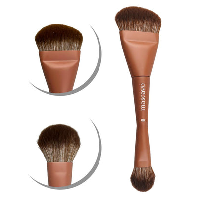Pro Series 08 - Pincel Duplo Multifuncional - Mascavo