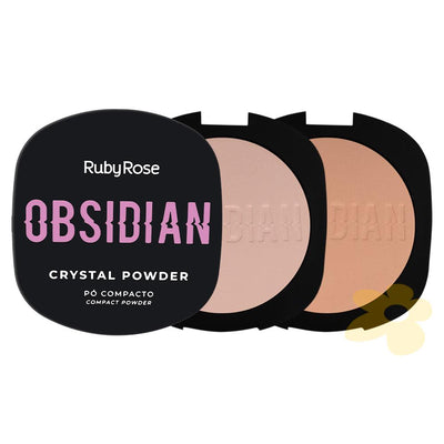 Pó Compacto - Linha Obsidian - Ruby Rose
