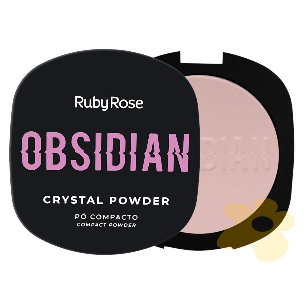 Pó Compacto - Linha Obsidian - Ruby Rose