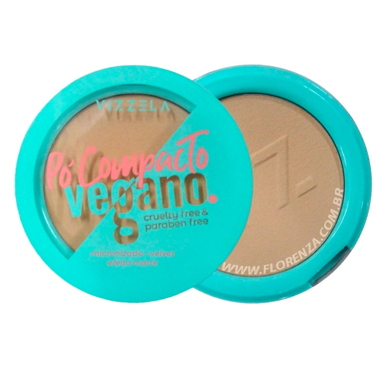 Pó Compacto Vegano - Vizzela