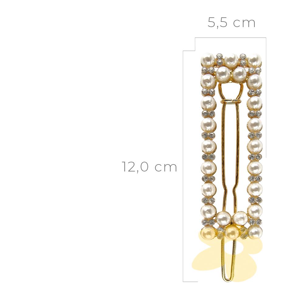 Presilha de Cabelo Dourada - Importado