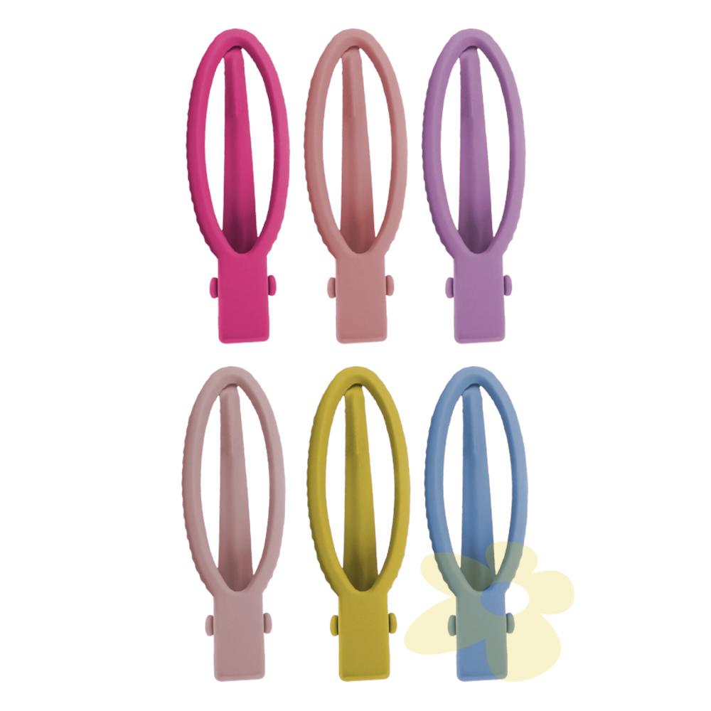 Kit com 6 Presilhas Coloridas | Importado