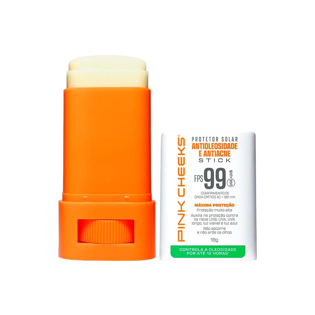 Protetor Solar Antioleosidade e Antiacne FPS 99 FPUVA 45 - Pink Cheeks