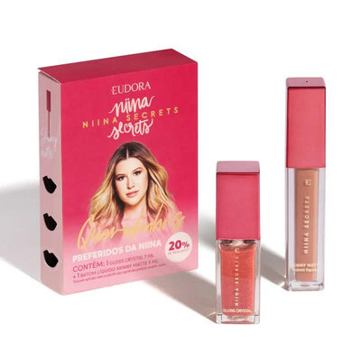 Queridinhos da Niina: Gloss Crystal + Batom Líquido Matte - Niina Secrets