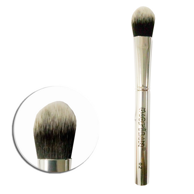 S-02 Pincel Profissional para Base - Linha Silver - Macrilan