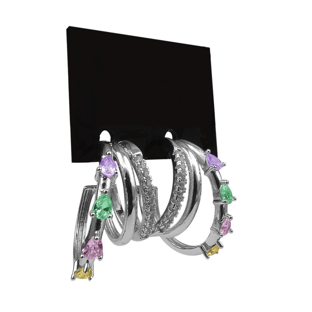 2319-1 | Brinco de Argola Tripla | Importado