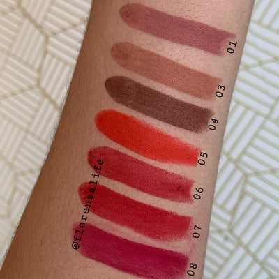 Batom Creamy Matte - Linha Glass - Ruby Rose