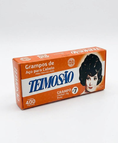 Grampo Teimosão Preto N7 (400 un.) - Teimoso