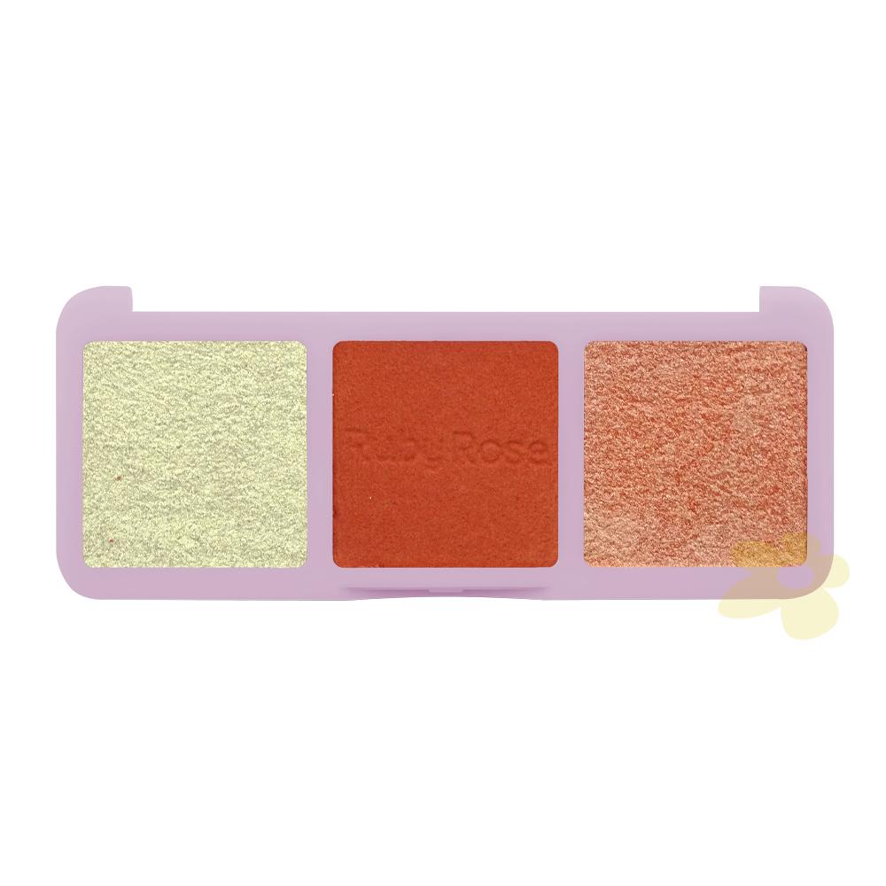 Trio de Blush e Iluminador | Ruby Rose