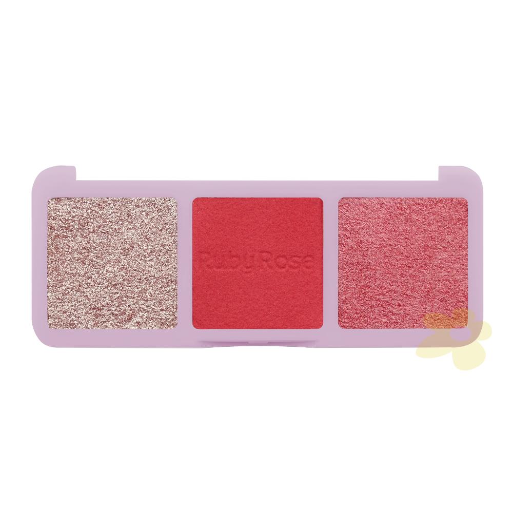 Trio de Blush e Iluminador | Ruby Rose