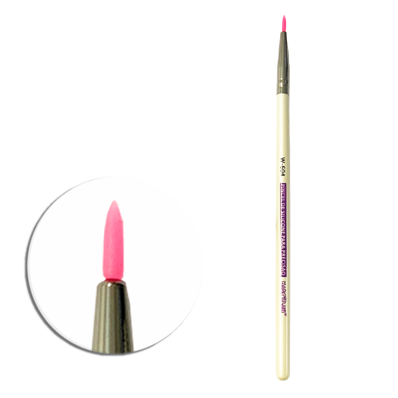 W604 Pincel de Silicone para Precisão - Linha W - Macrilan