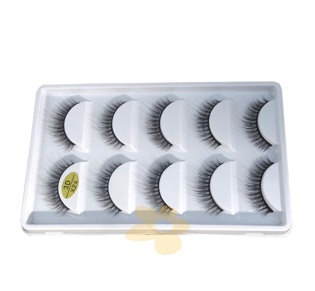 Cílios 5 Pares X24 - Importado