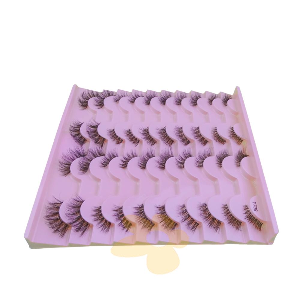 Cartela de Cílios 3d - 20 pares #Y708