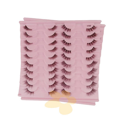 Cartela de Cílios 3d | 20 pares #Y709