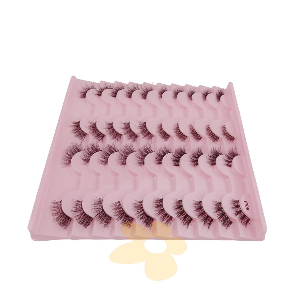 Cartela de Cílios 3d | 20 pares #Y709